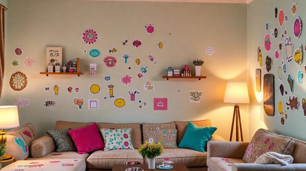 Convierte tus espacios con creativas pegatinas personalizadas